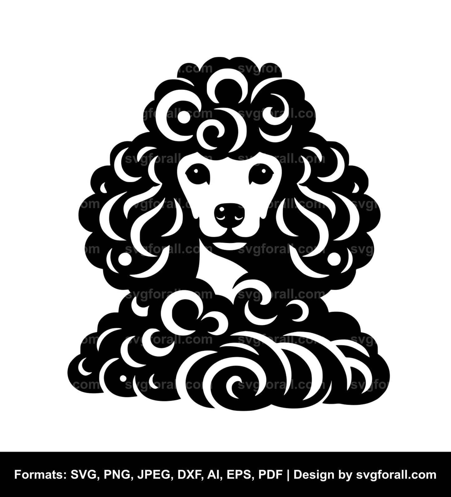 Poodle Dog SVG Vector