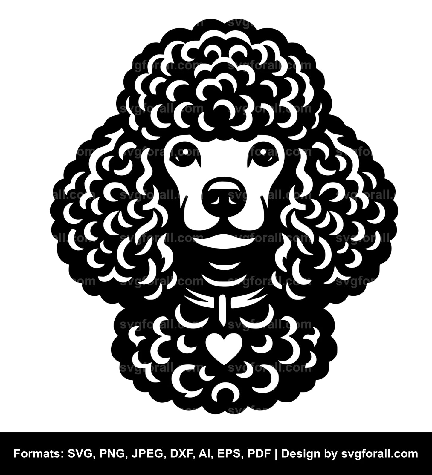 Poodle Dog Vector SVG