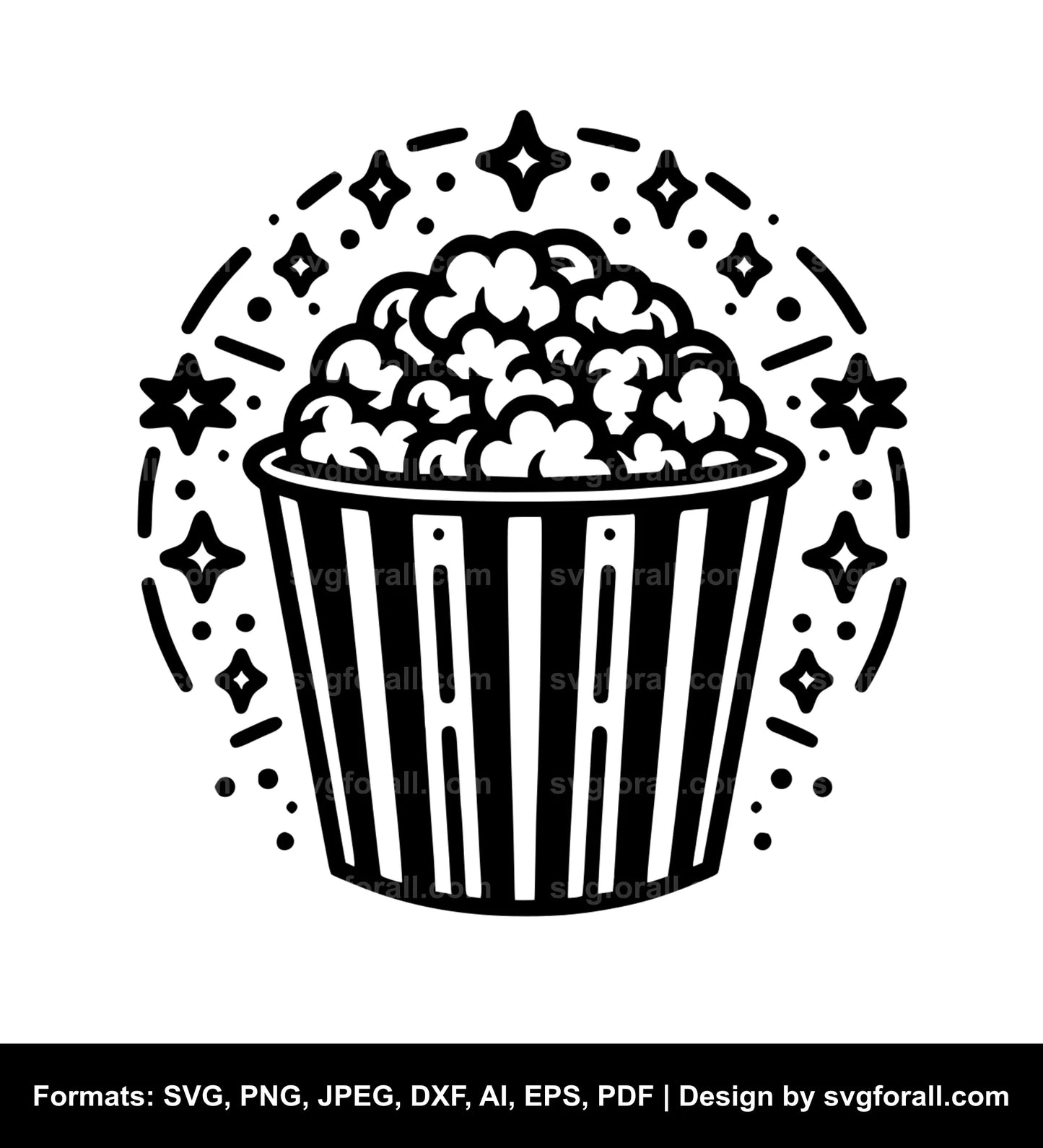 Popcorn SVG