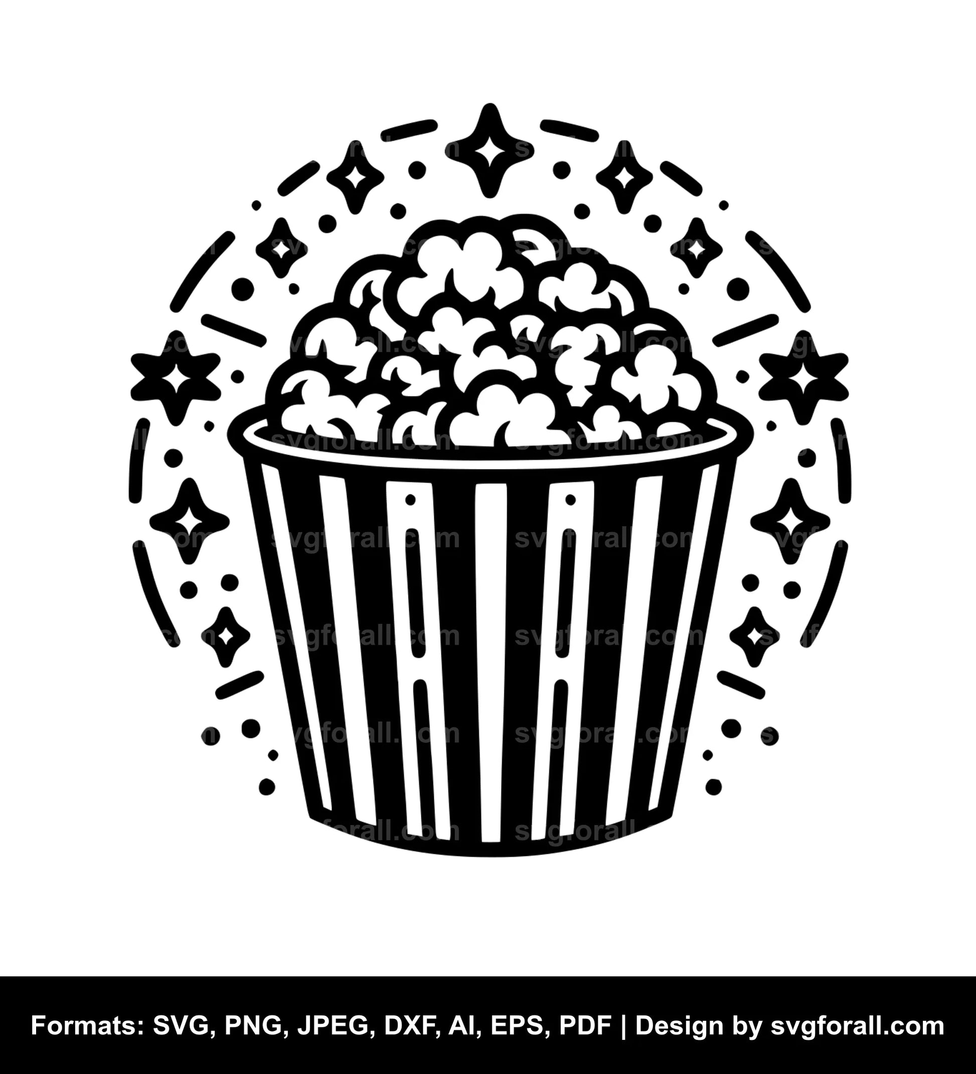 Popcorn SVG