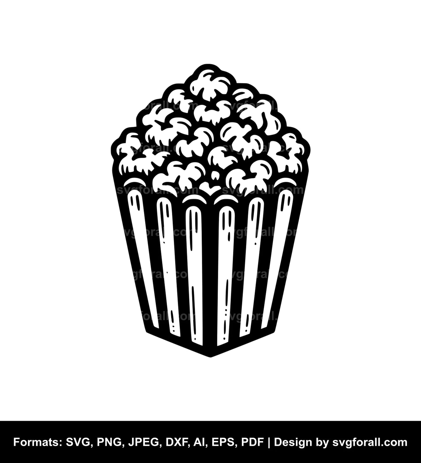 Popcorn SVG File