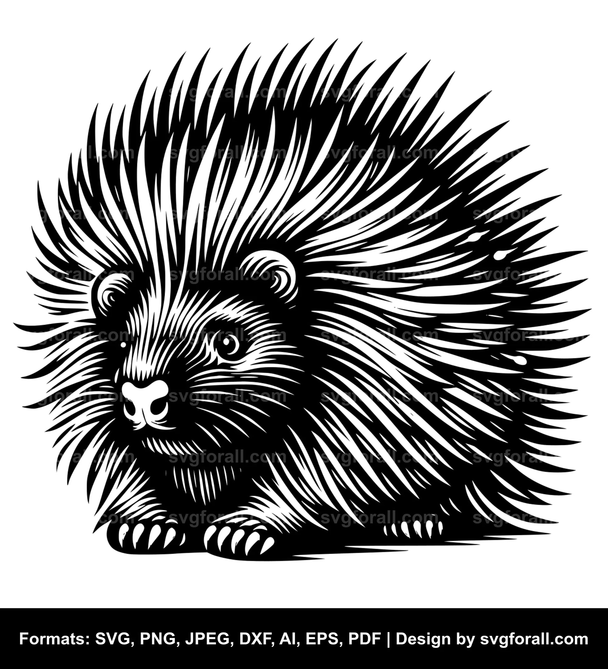 Porcupine SVG Design