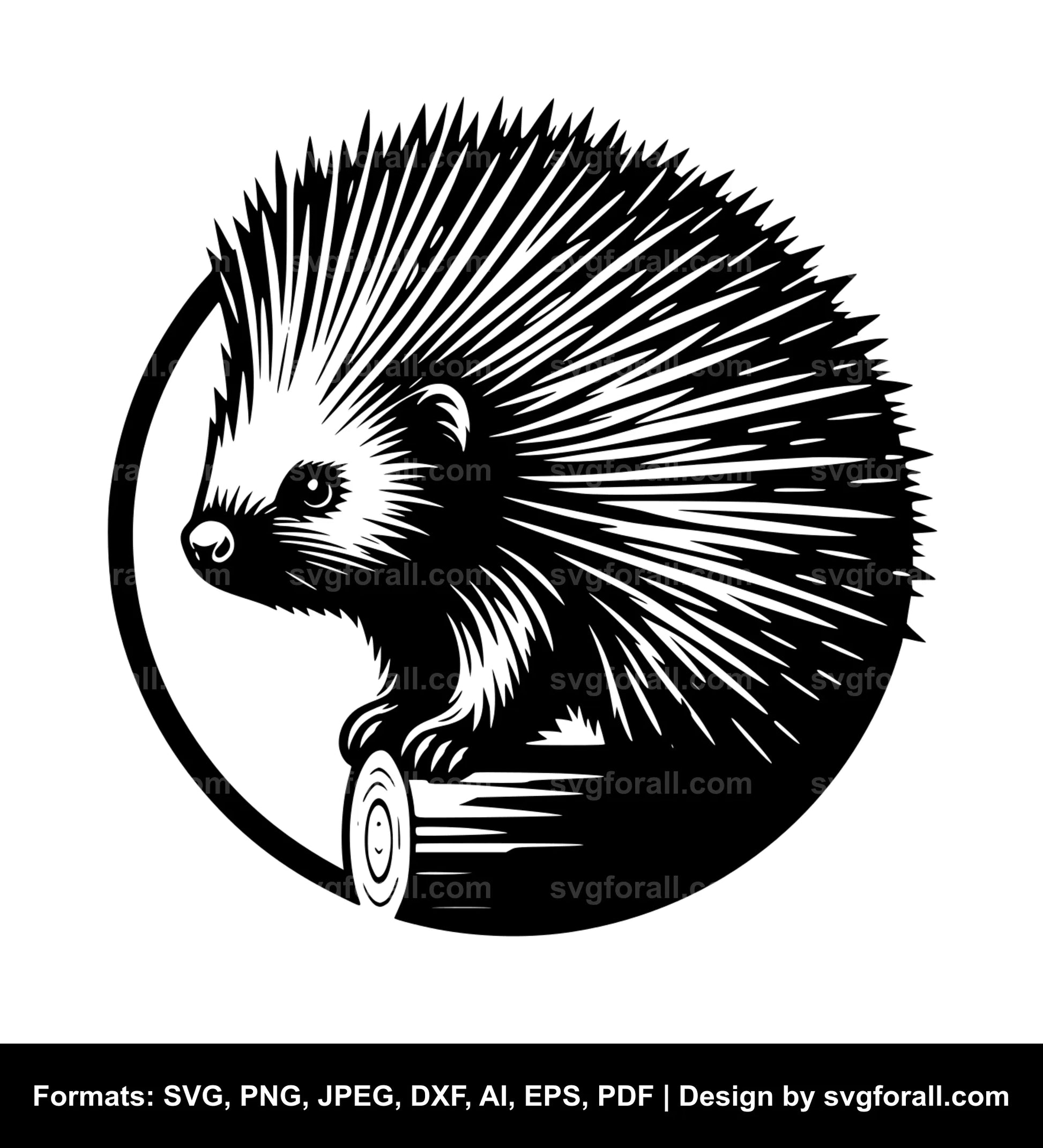 Porcupine Vector SVG