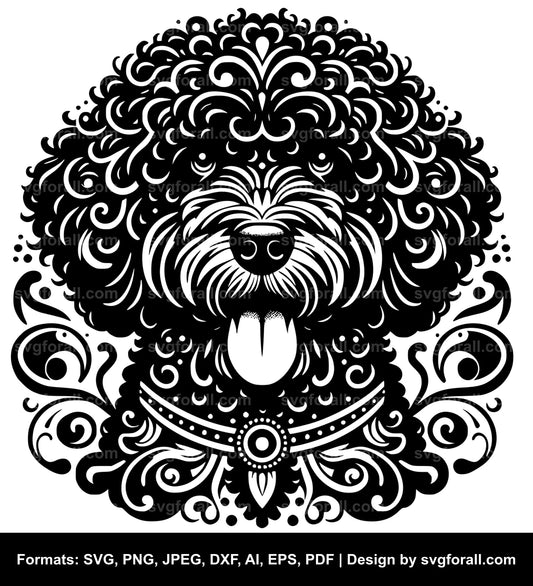 Portuguese Water Dog SVG