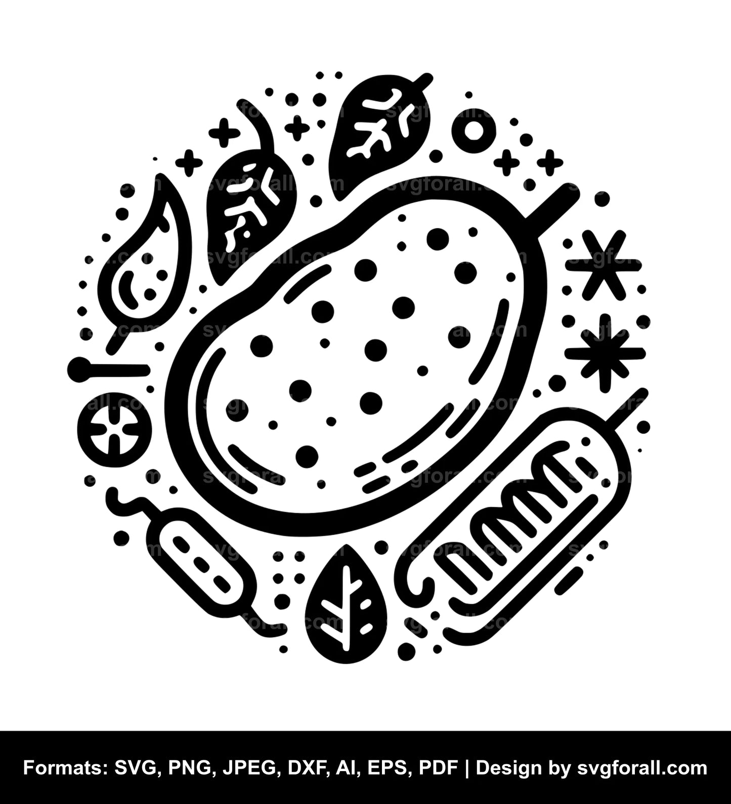 Potato SVG Clipart