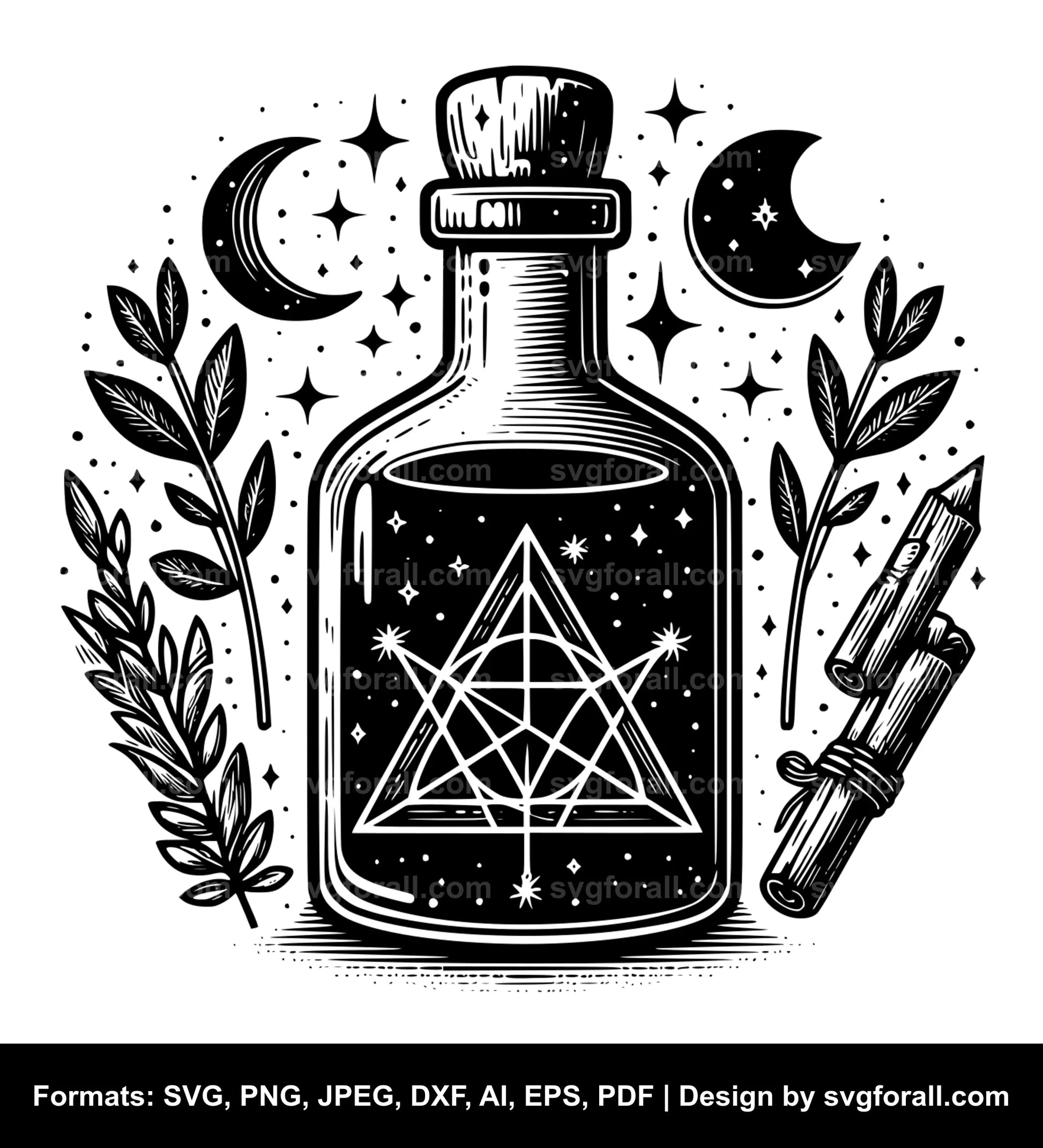 Potion Bottle SVG PNG