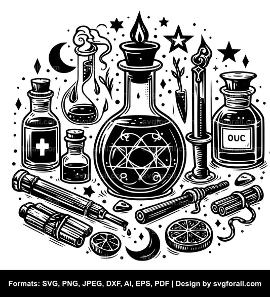 Potion SVG PNG Image