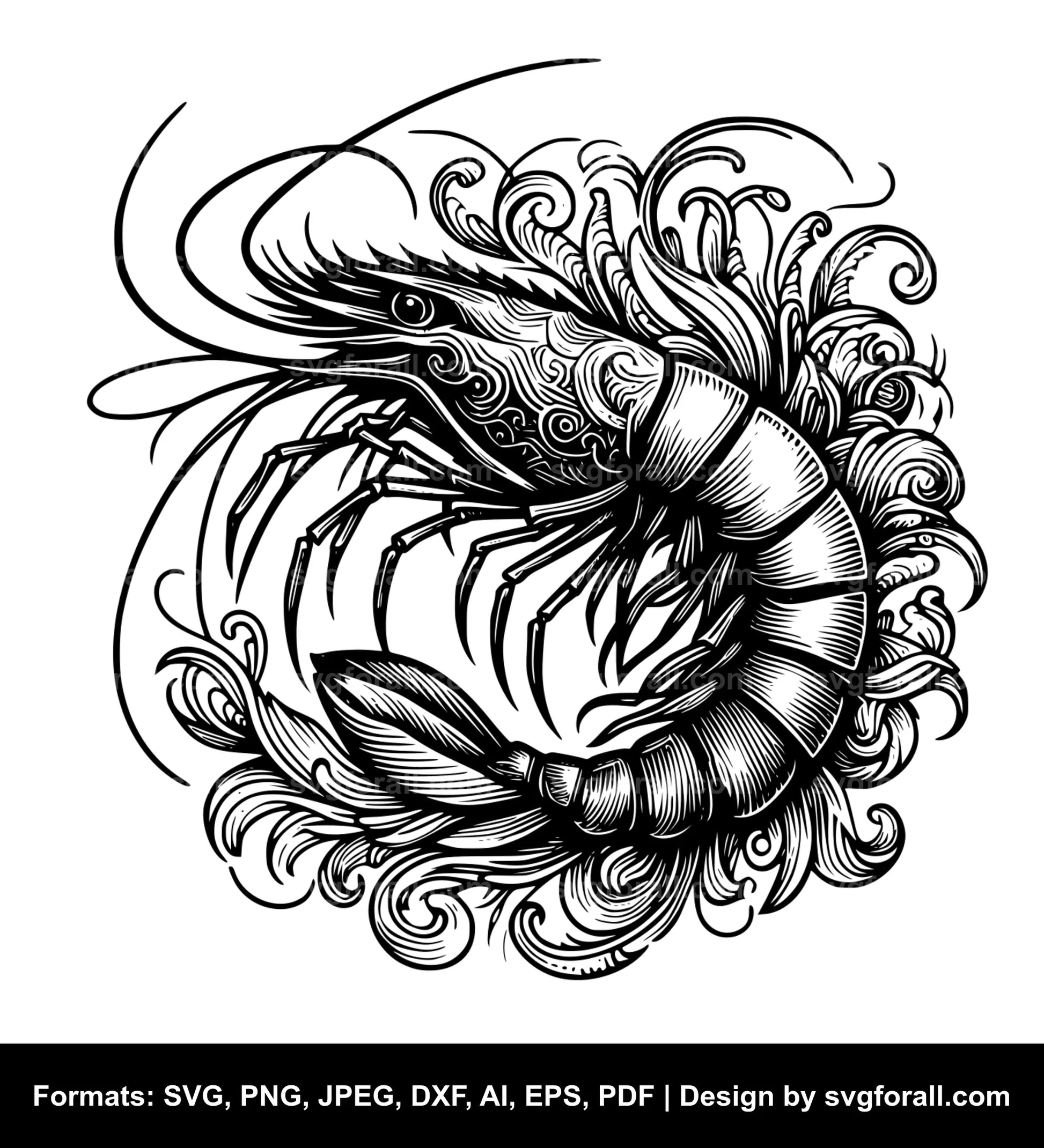 Prawn Vector SVG