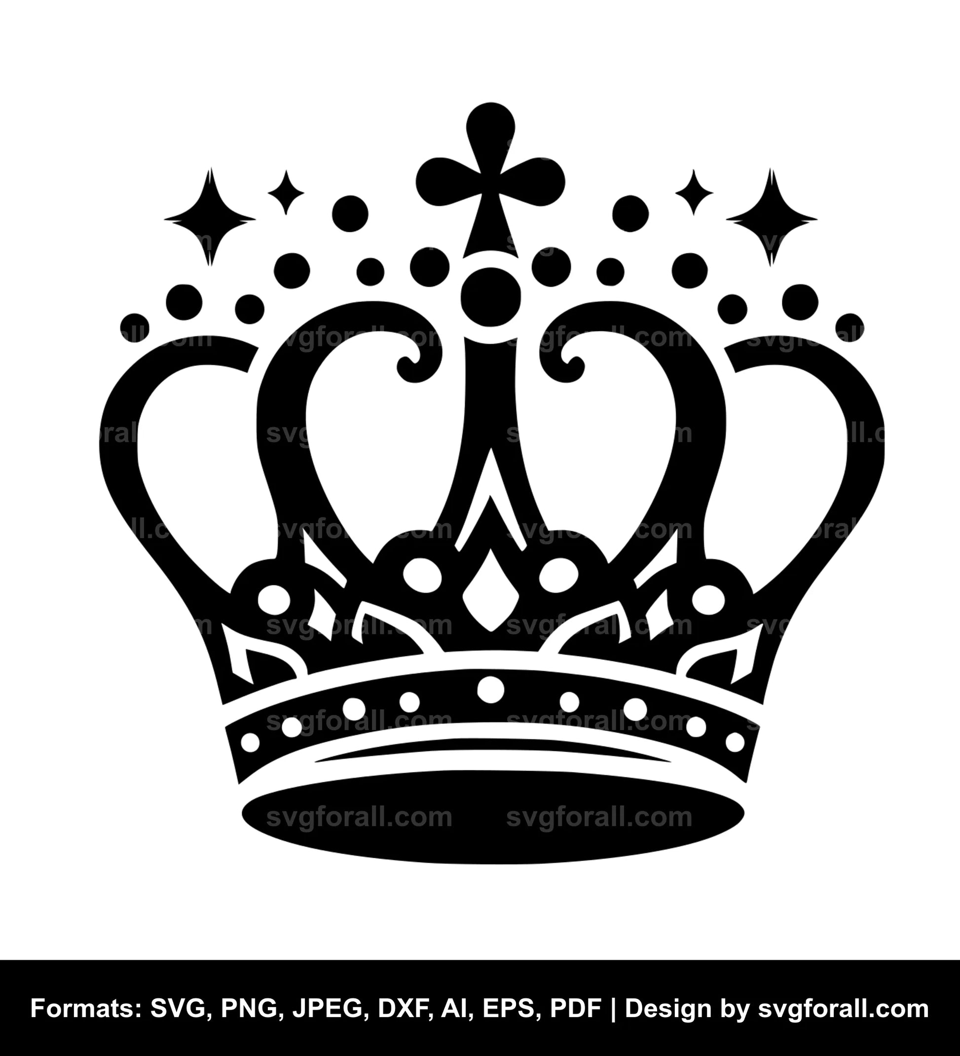 Princess Crown SVG File