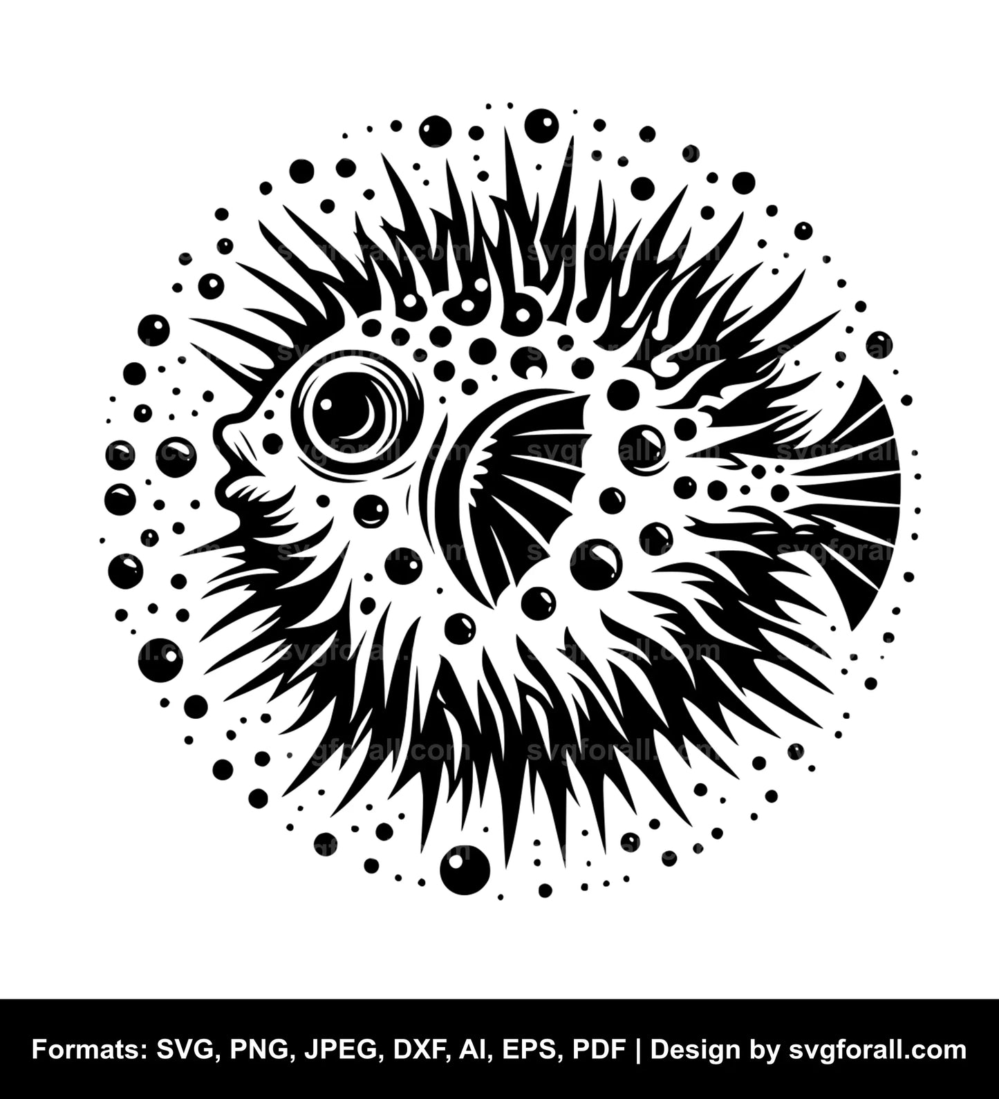 Puffer Fish Cricut SVG