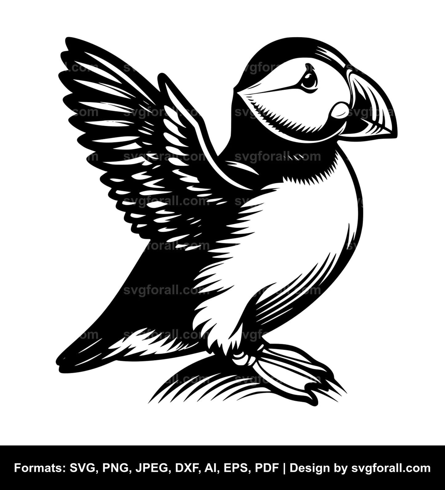 Puffin SVG File