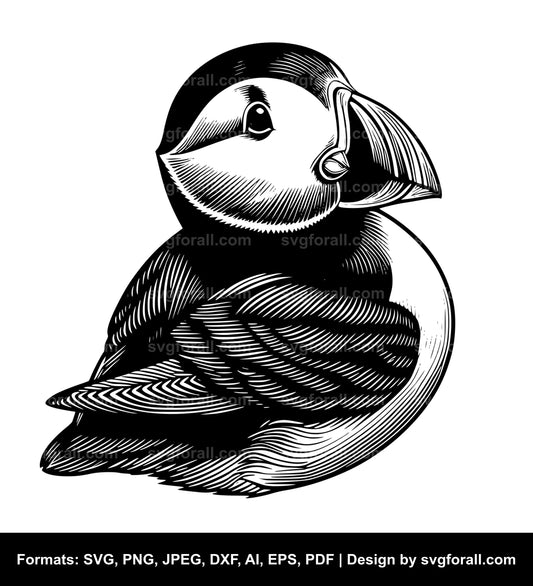 Puffin Vector SVG