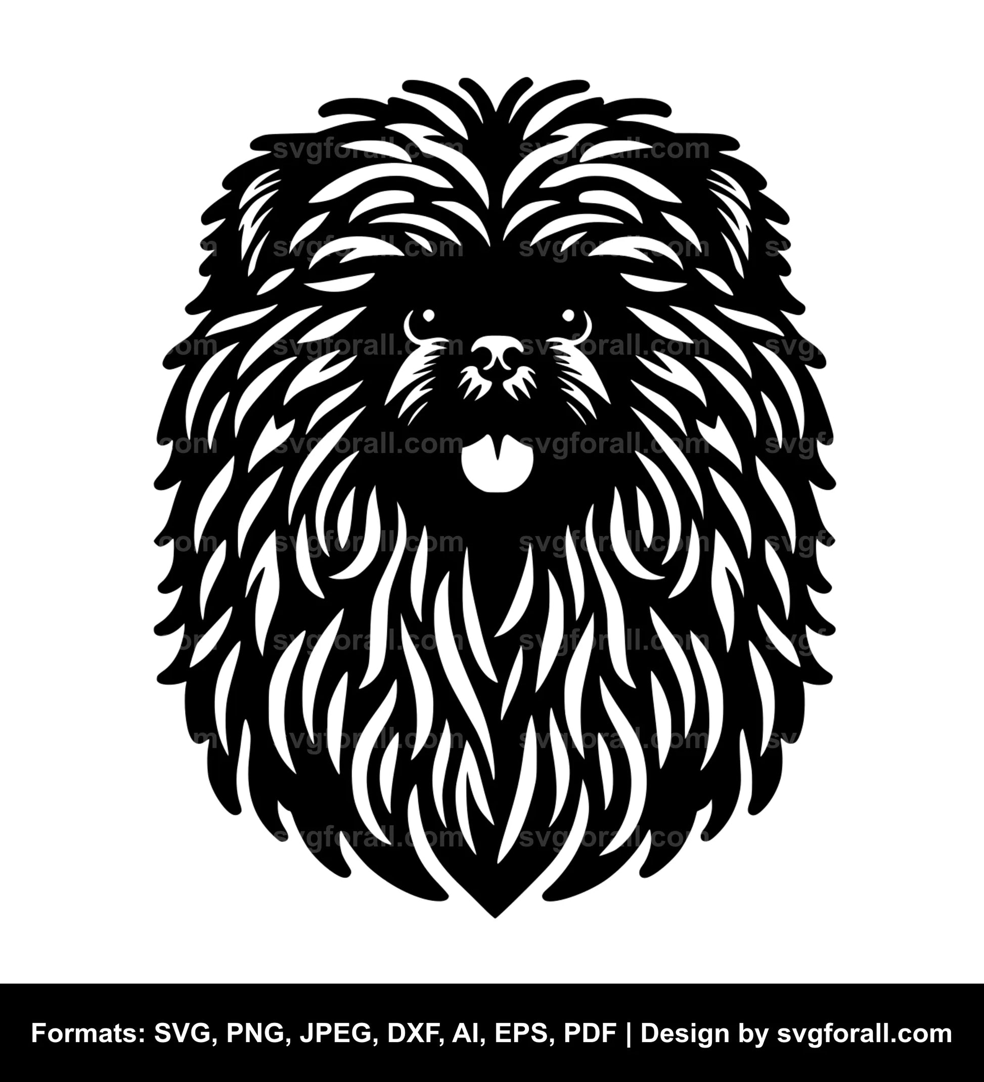 Puli Dog SVG Design