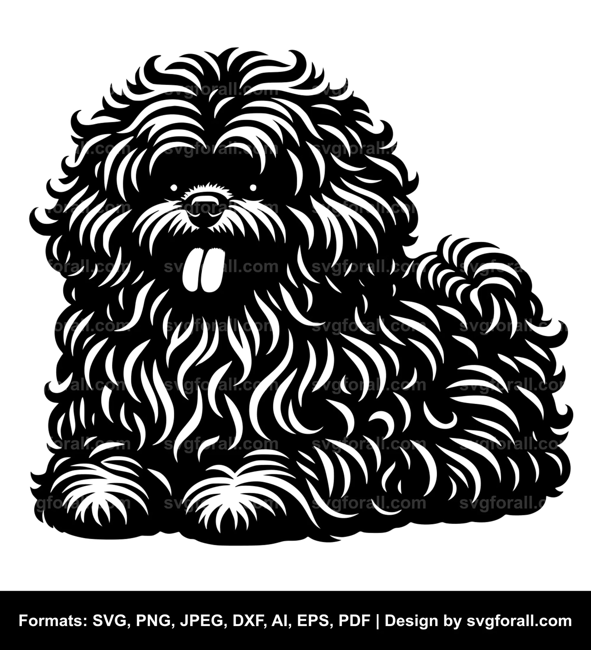 Puli Dog SVG File