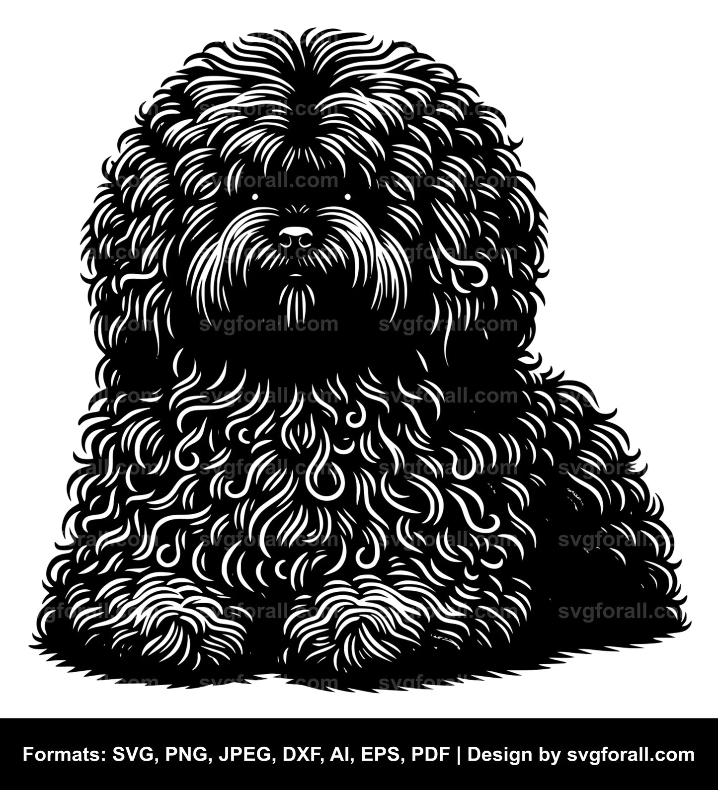 Puli Dog Vector SVG