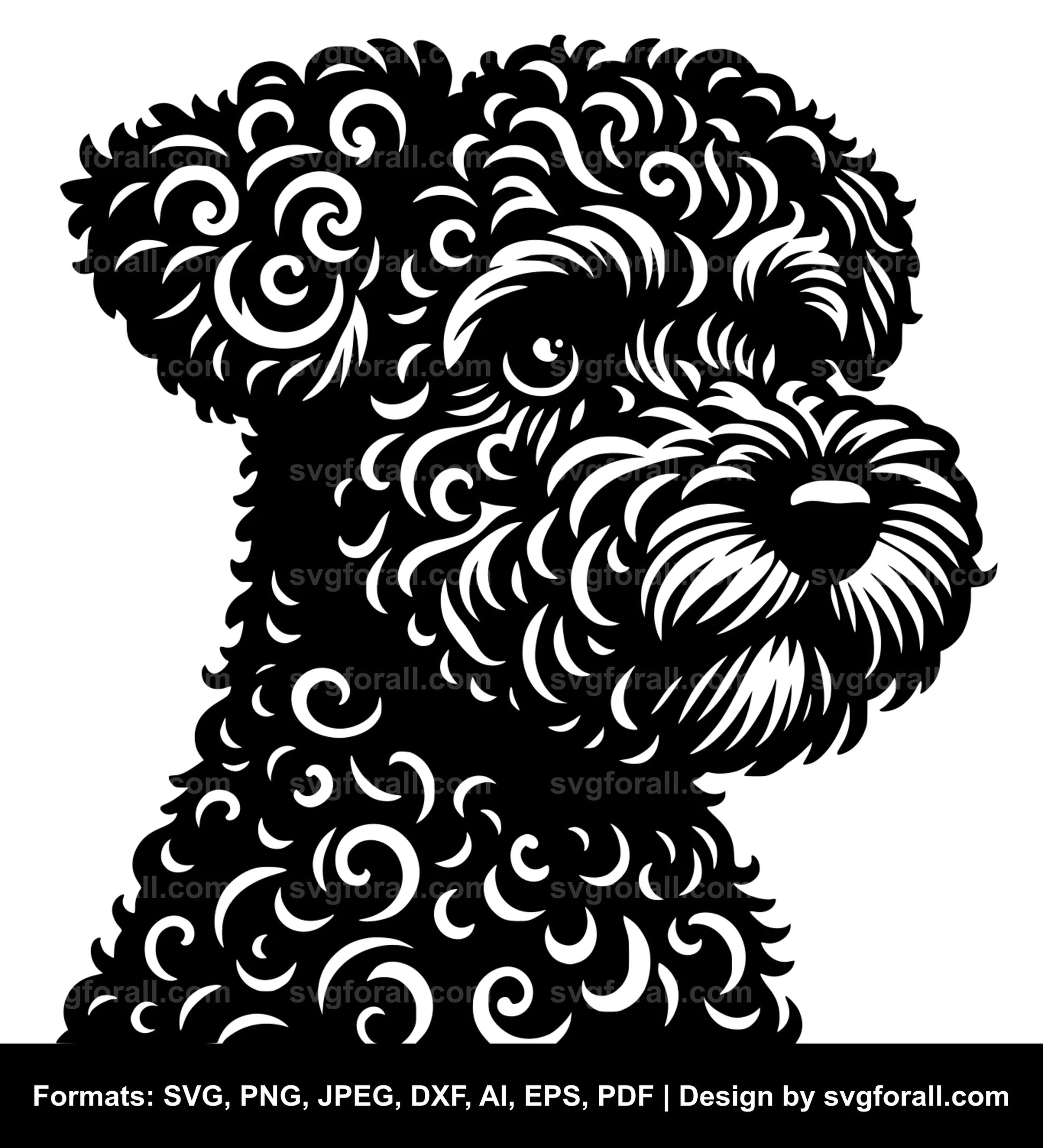 Pumi Dog Black SVG