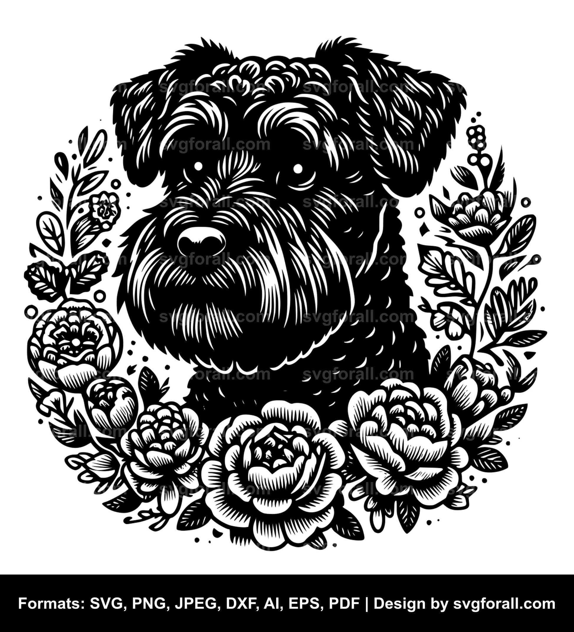 Pumi Dog SVG File