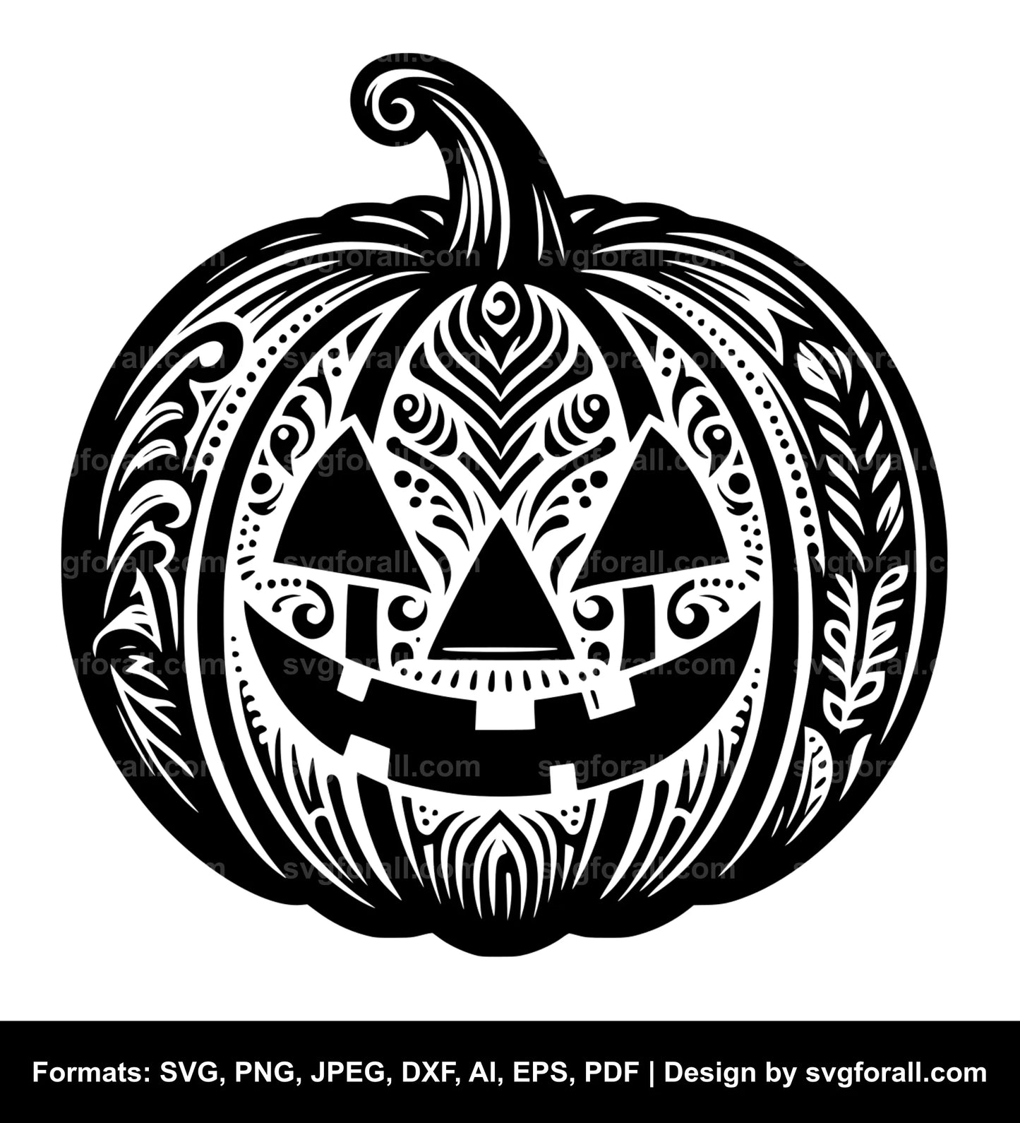 Pumpkin Black SVG