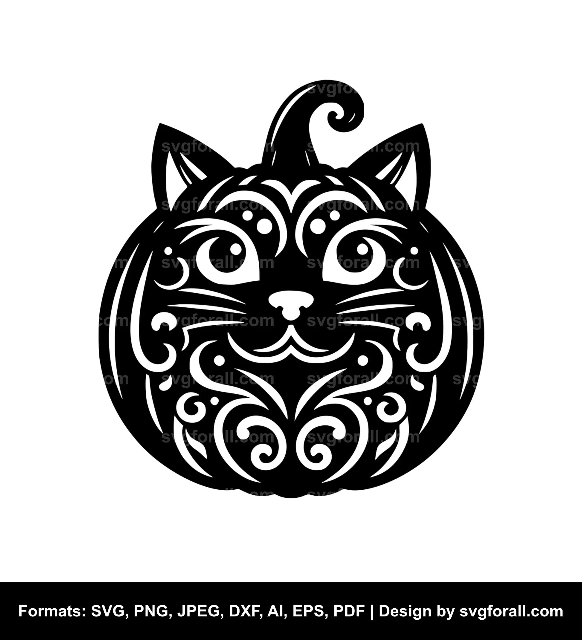 Pumpkin Cat SVG