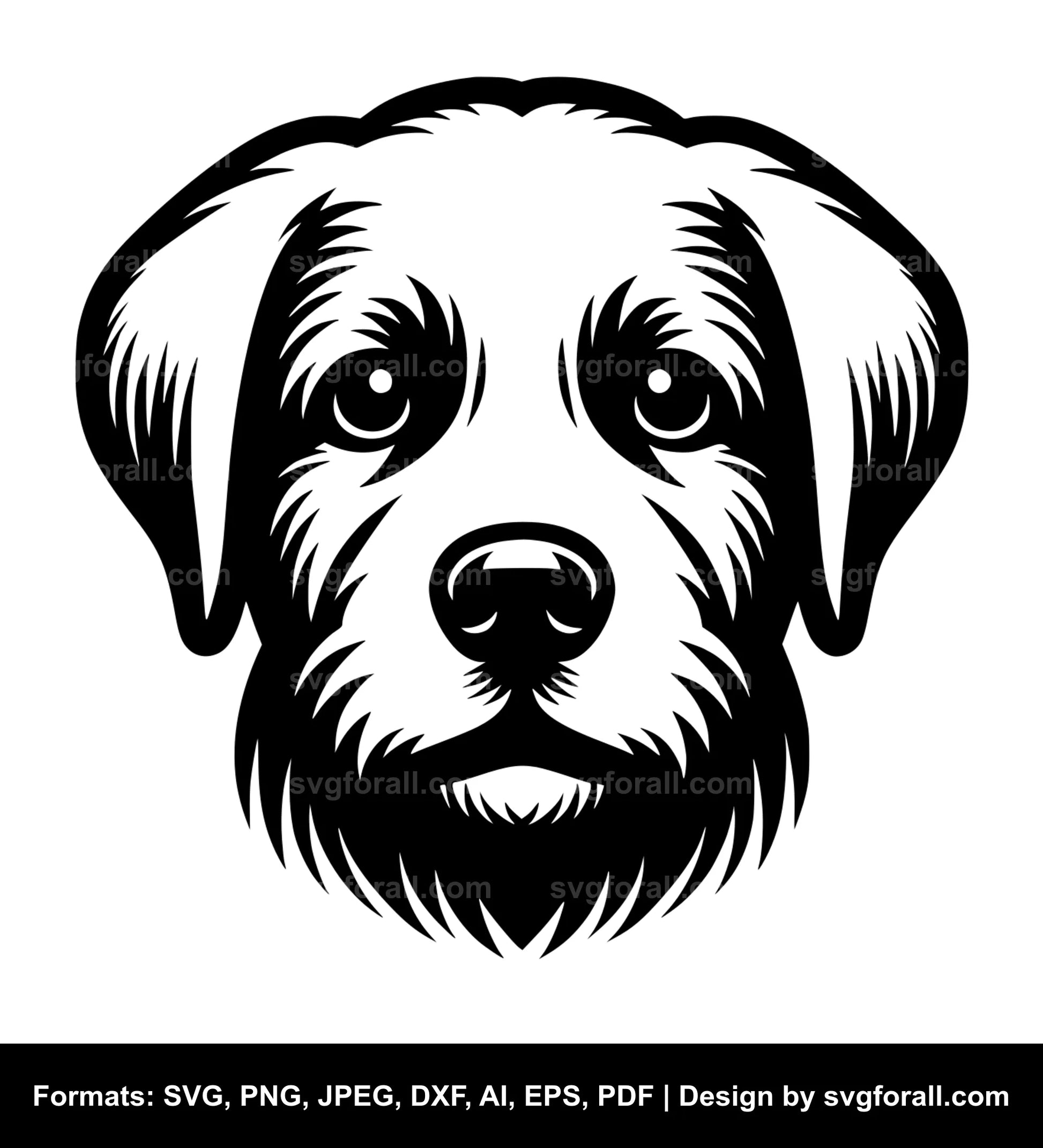 Puppy Face Cricut SVG