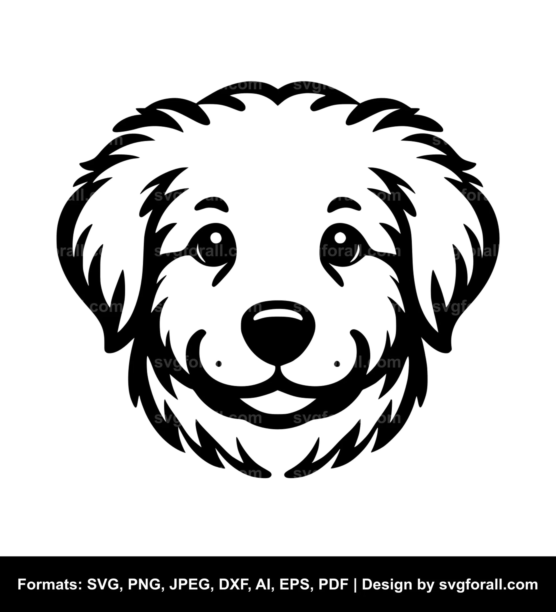 Puppy Face SVG