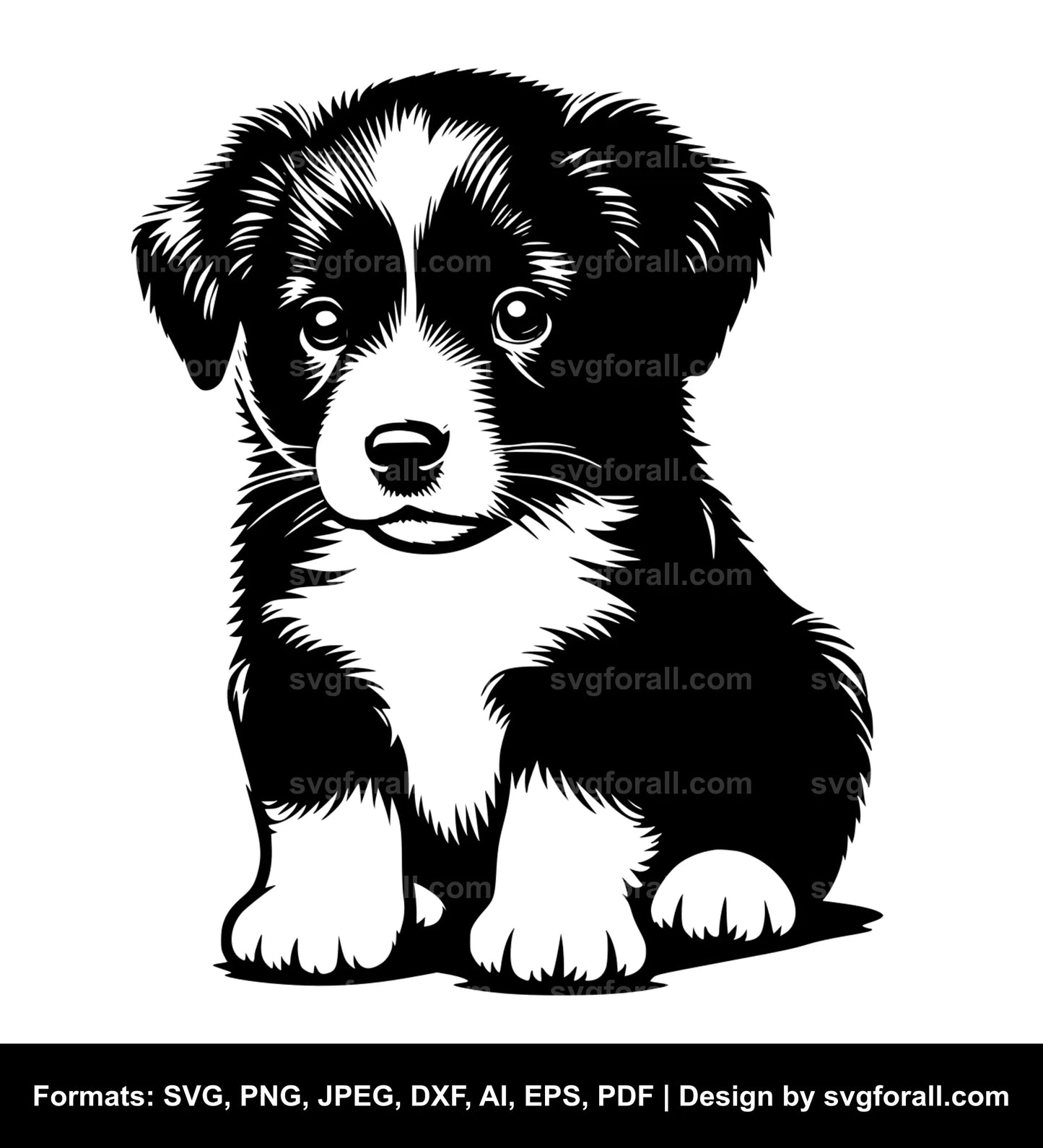 Puppy SVG Cut File