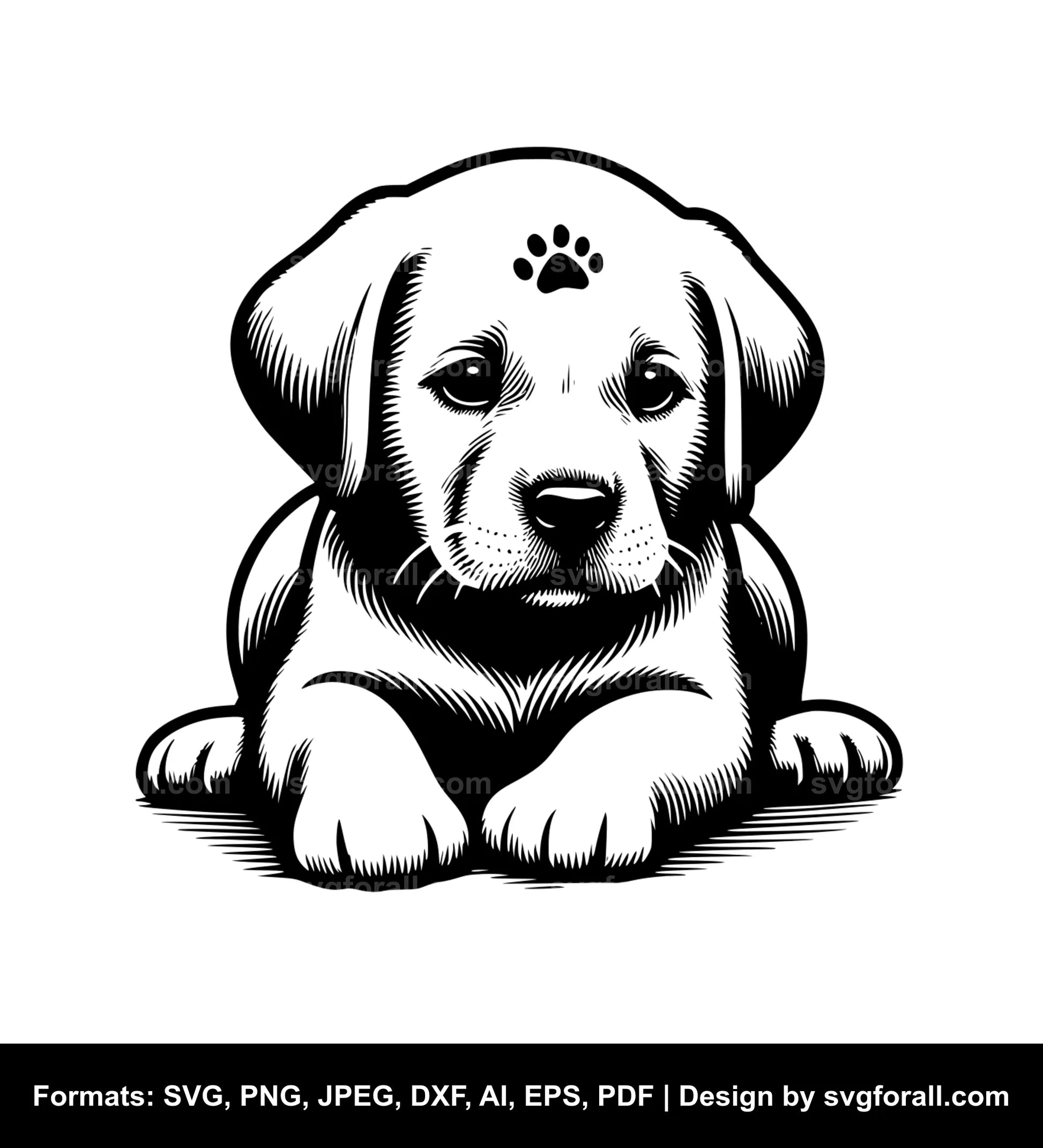 Puppy SVG File