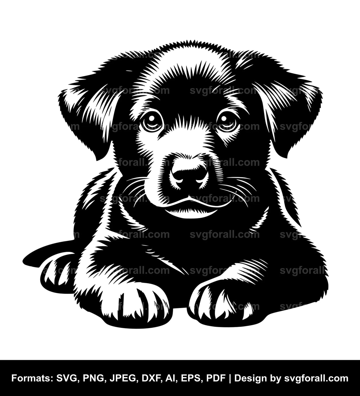 Puppy Vector SVG