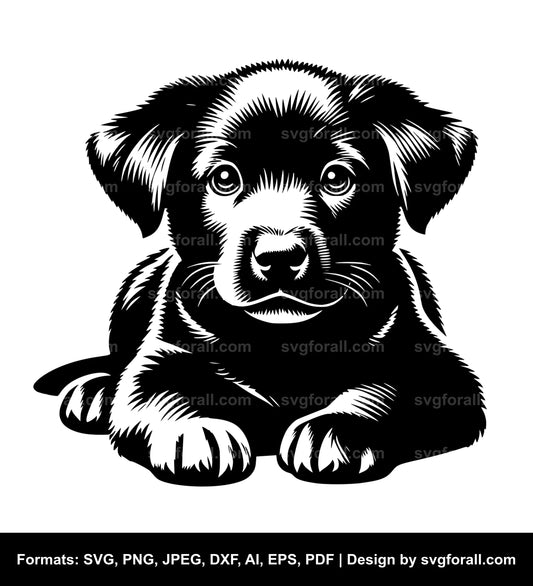 Puppy Vector SVG