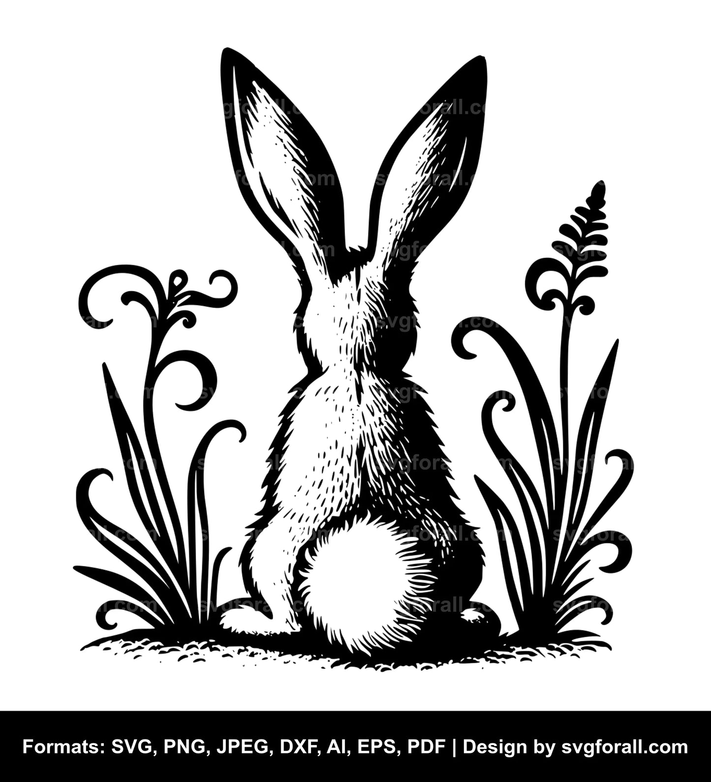 Rabbit Cricut SVG