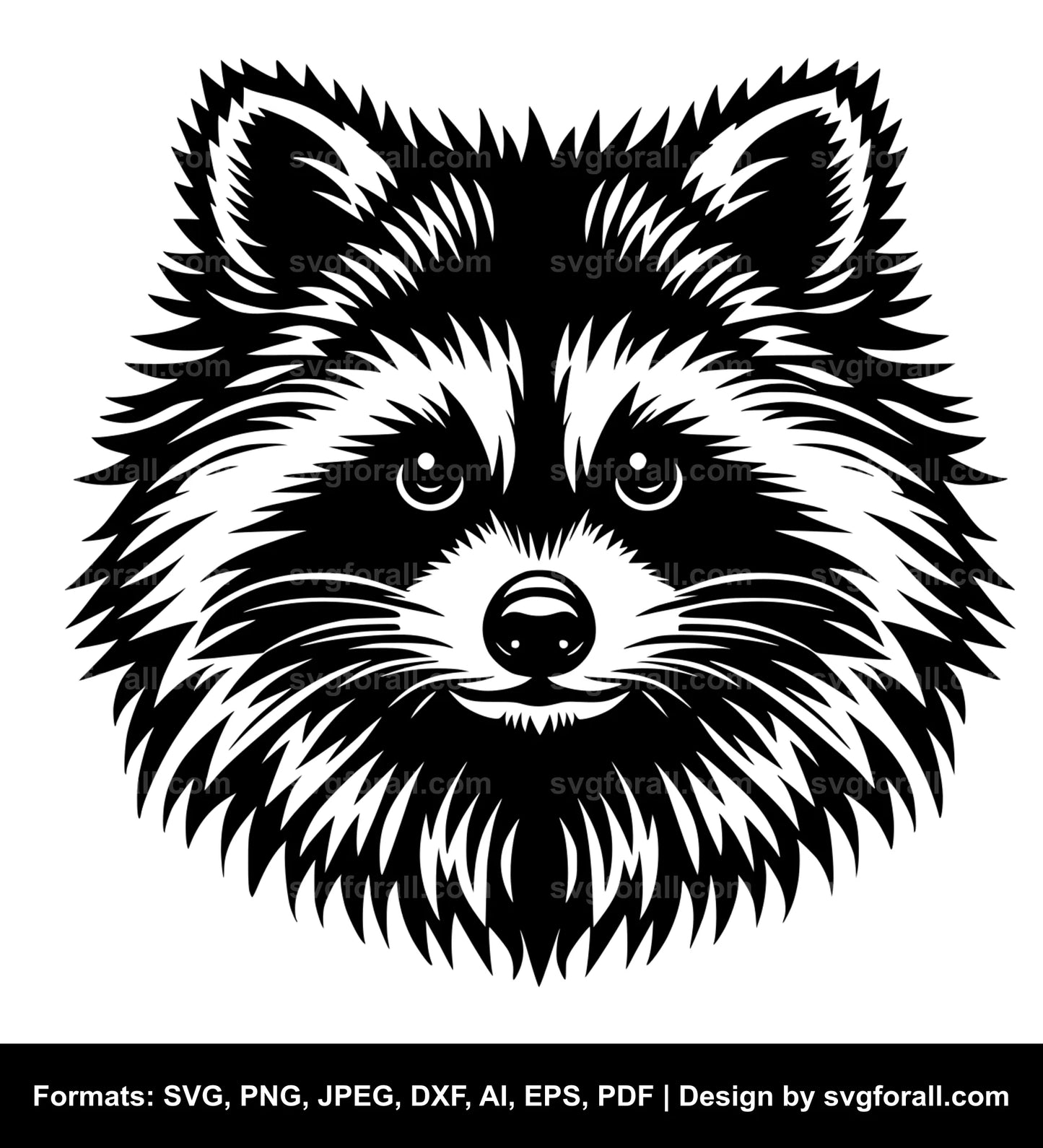 Raccoon Dog SVG File