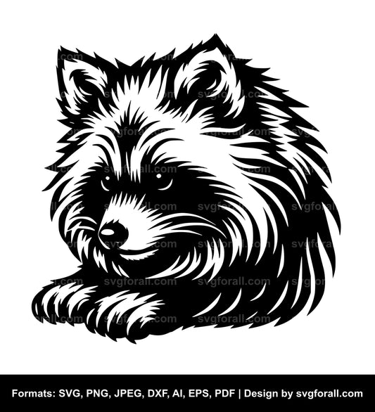 Raccoon Dog SVG PNG