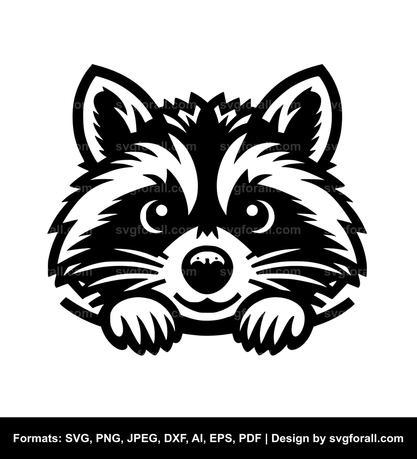 Raccoon SVG File