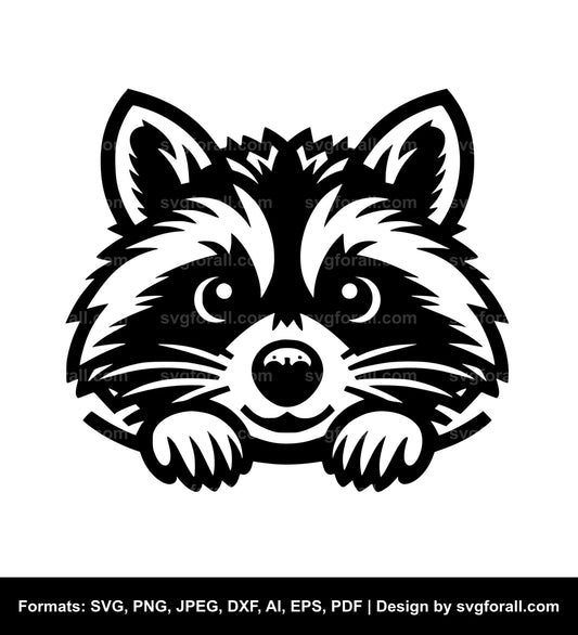 Raccoon SVG File