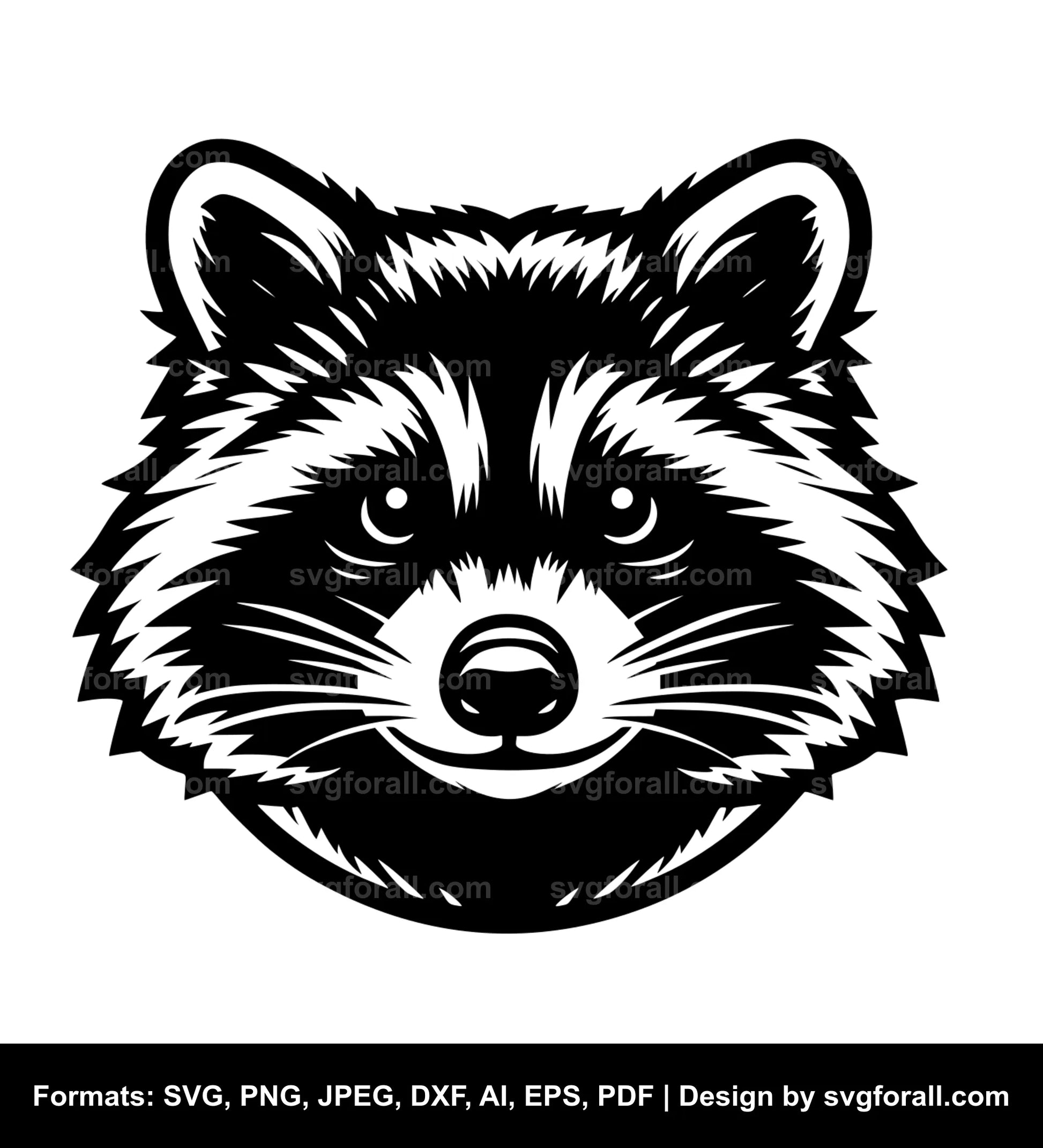 Raccoon Vector SVG