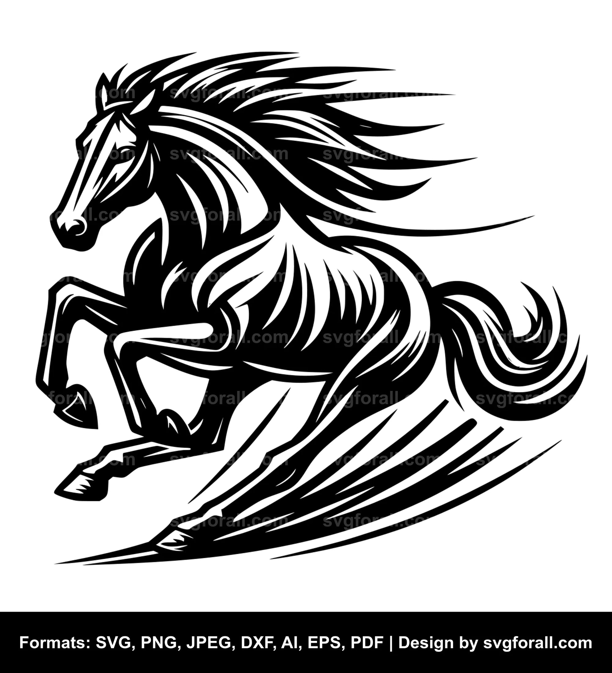 Racehorse SVG