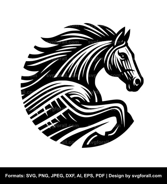 Racehorse SVG File