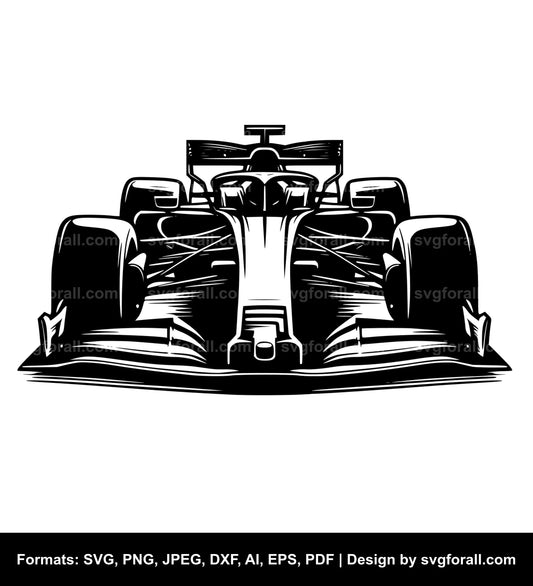 Racing Car SVG Vector