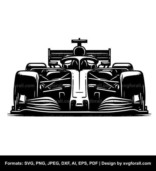 Racing Car Vector SVG