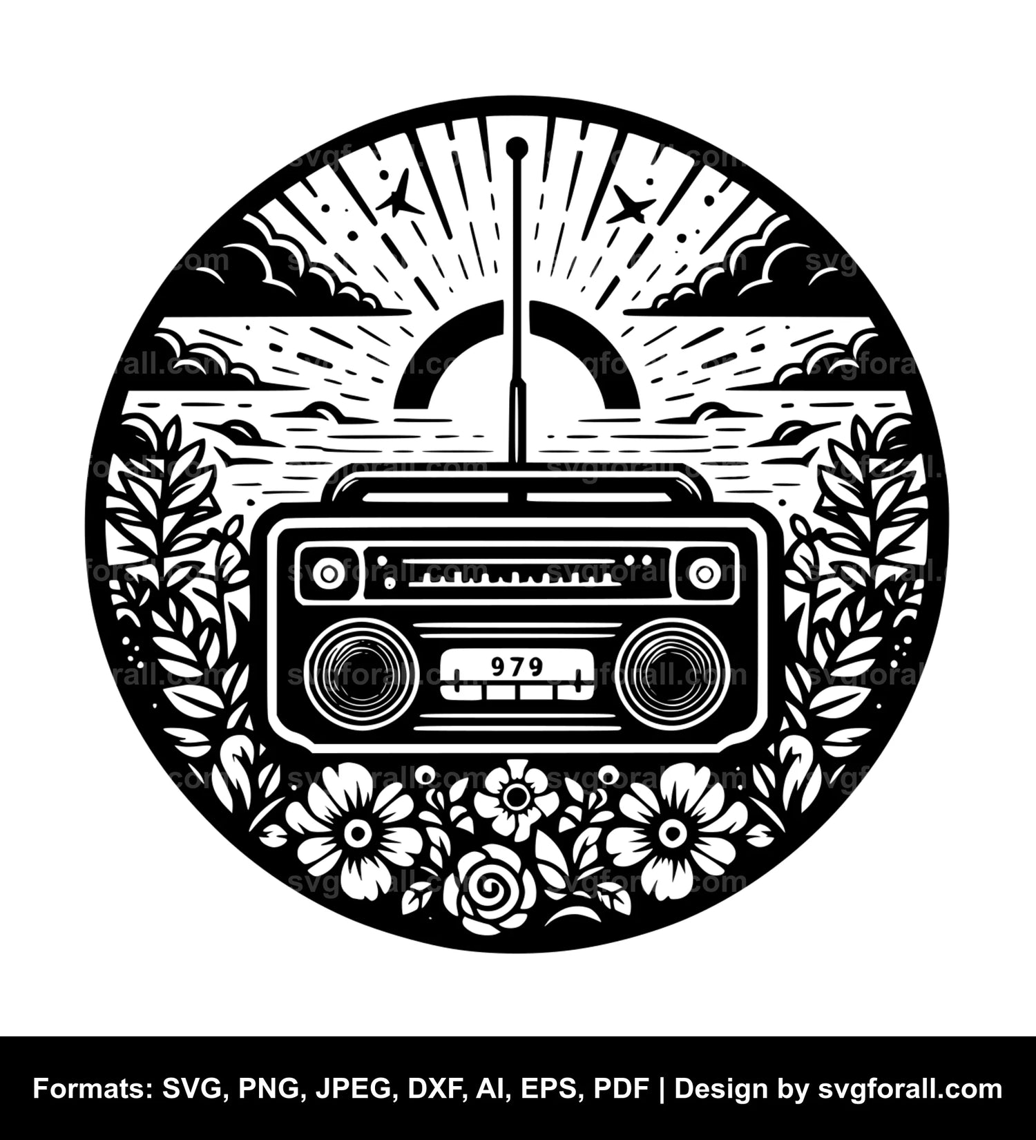 Radio Clipart SVG