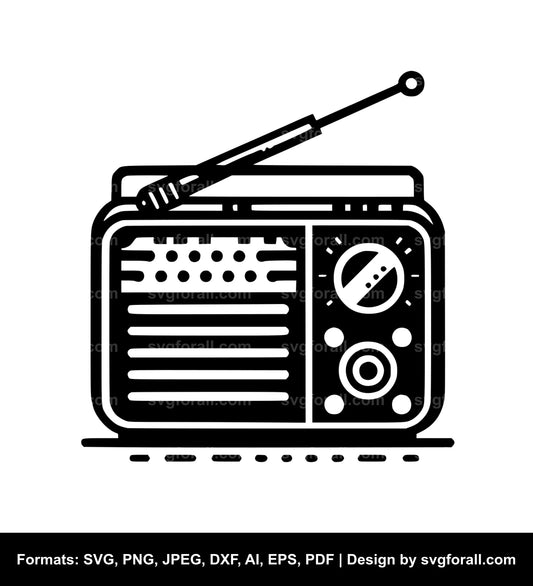 Radio Vector SVG