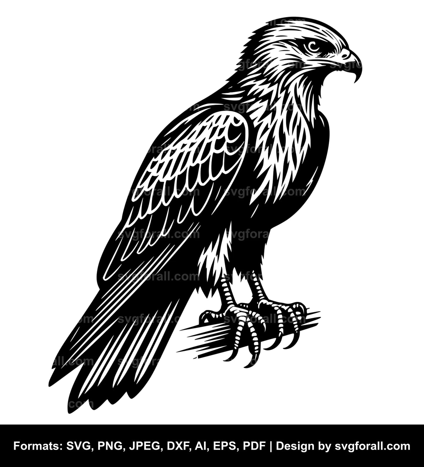 Raptor Bird SVG