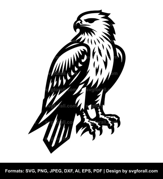 Raptor Bird SVG Design