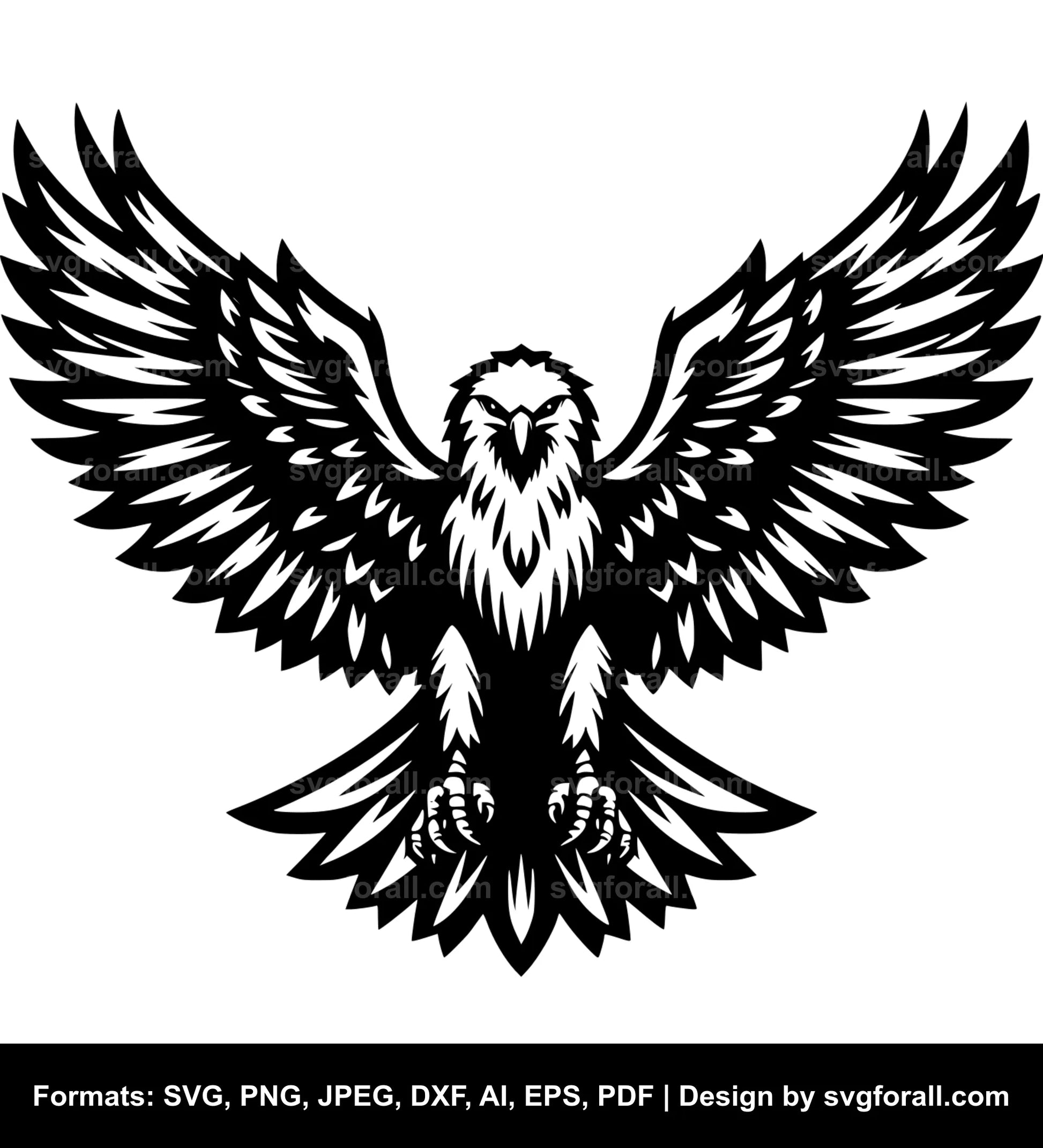 Raptor Bird Vector SVG