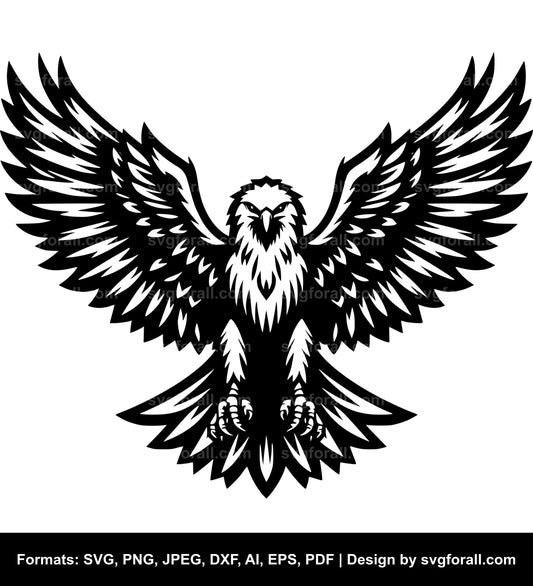 Raptor Bird Vector SVG