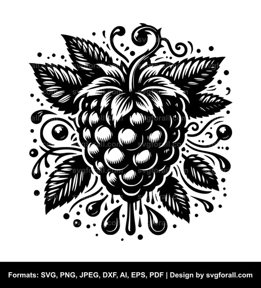 Raspberry SVG Vector