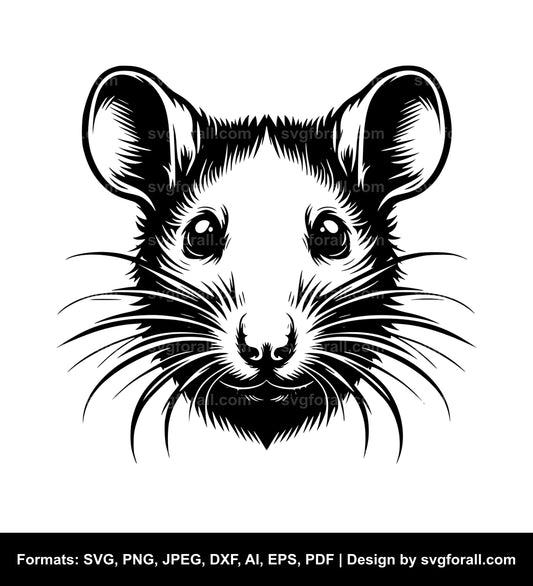 Rat Face SVG PNG