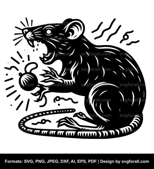 Rat SVG Vector