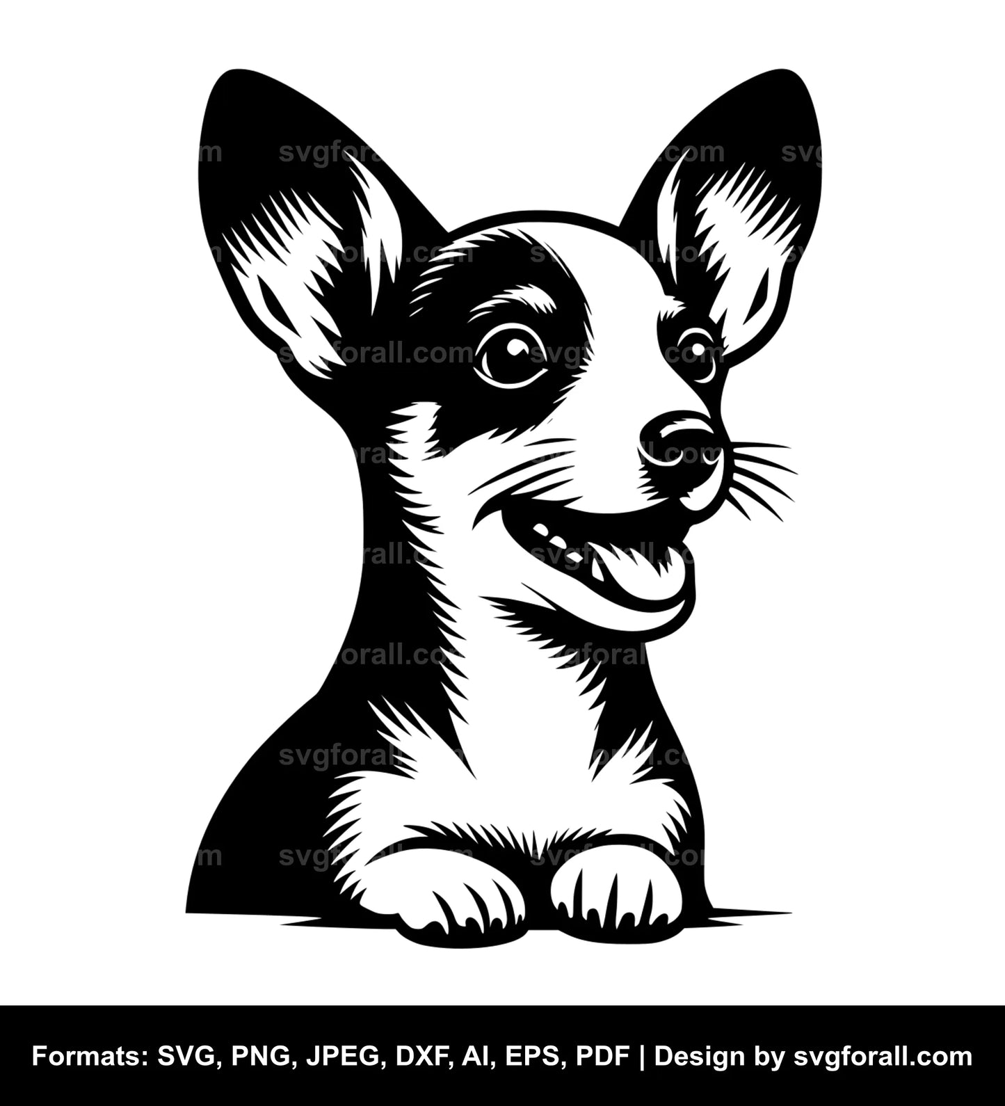 Rat Terrier Dog SVG