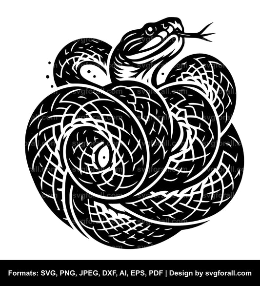 Rattlesnake Clipart SVG